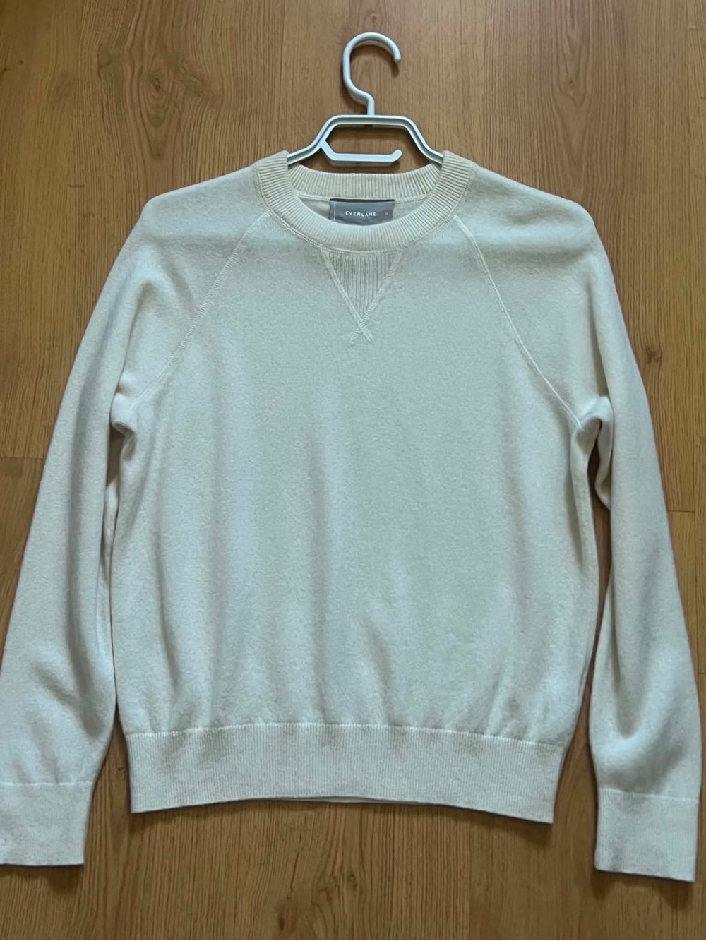 Everlane Crewneck Sweater in Cream